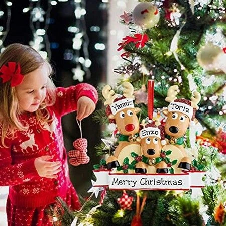 2022 Personalised Family Of Christmas Tree Bauble Decoration Hallmark Hanging Ornament Family Of 4,5,7 4 2022 Personalised Family Of Christmas Tree Bauble Decoration Hallmark Hanging Ornament Family Of 4,5,7 - Image 4