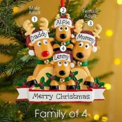 2022 Personalised Family Of Christmas Tree Bauble Decoration Hallmark Hanging Ornament Family Of 4,5,7 13 2022 Personalised Family Of Christmas Tree Bauble Decoration Hallmark Hanging Ornament Family Of 4,5,7 -Christmas Lights Store 280109 2392603 F