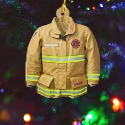4 Uniforms Ornament Firefighter Christmas Tree Pendant Hanging Tree Decor Restaurant Christmas Decoration -Christmas Lights Store 280111 2392619 F