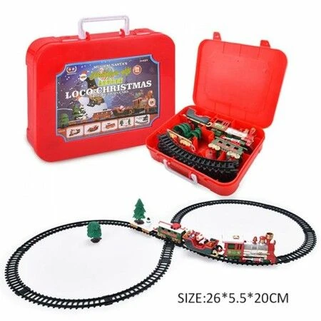 Christmas Train Set - Toy Train Set With Lights And Sounds For Boys Girls 2 Christmas Train Set - Toy Train Set With Lights And Sounds For Boys Girls - Image 2