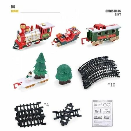 Christmas Train Set - Toy Train Set With Lights And Sounds For Boys Girls 5 Christmas Train Set - Toy Train Set With Lights And Sounds For Boys Girls - Image 5