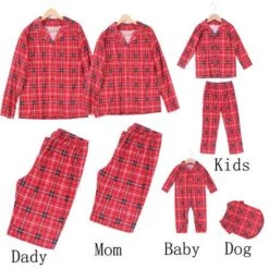 Size 9 BABY Ugly Christmas Pajamas Family Sleepwear -Christmas Lights Store 280635 2397867 F