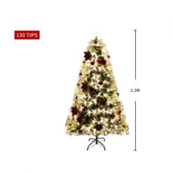 Santaco Christmas Tree 1.2M 4Ft Xmas Decorations Fibre Optic Multicolour Lights -Christmas Lights Store 280783 2399415 F
