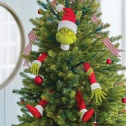 The Christmas Tree Grinch Decorations In A Cinch Tree Topper Set, 8 Inch -Christmas Lights Store 282119 2411395 F
