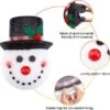 Christmas Porch Light Covers, 12 Inch Snowman Porch Light Covers For Outdoor Christmas Decorations (2Pcs)