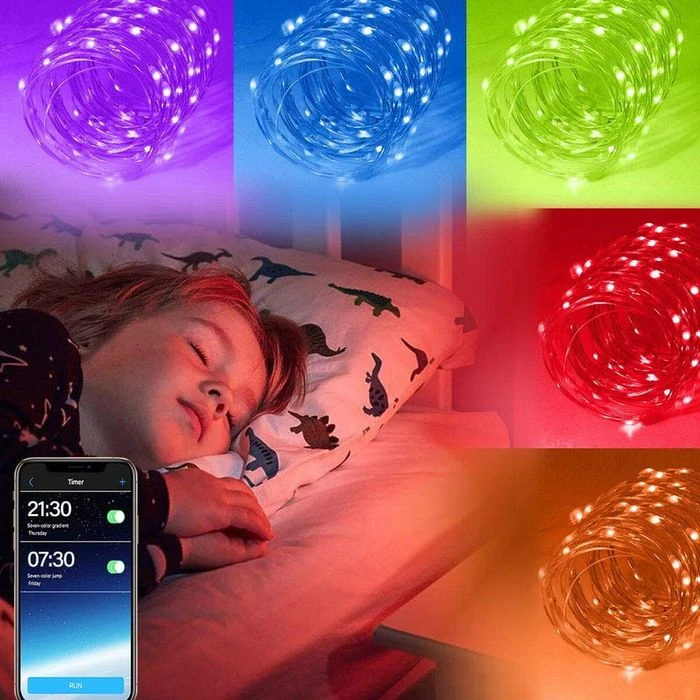 15M Leaveforme String Light - High Brightness RGB ABS Bluetooth-compatible LED Fairy Lamp For Party Christmas 5 15M Leaveforme String Light - High Brightness RGB ABS Bluetooth-compatible LED Fairy Lamp For Party Christmas - Image 5