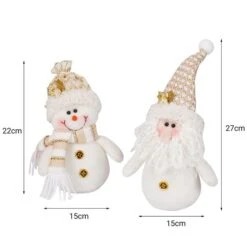 Christmas Ornament Cute Festive Fabric Snowman Christmas Decorative Doll For Home -Christmas Lights Store 282545 2414703 HD
