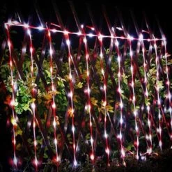 Solar Rope Lights Outdoor Waterproof LED Candy Rope Lights 33ft 100 LEDs Tube String Lights Holiday Christmas Party Home Yard Patio Road Tree Balcony Pathway Decoration Lighting Candy Color -Christmas Lights Store 282759 2416347 HD