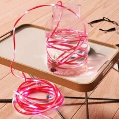 Solar Rope Lights Outdoor Waterproof LED Candy Rope Lights 33ft 100 LEDs Tube String Lights Holiday Christmas Party Home Yard Patio Road Tree Balcony Pathway Decoration Lighting Candy Color -Christmas Lights Store 282759 2416351 HD