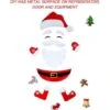 Santa Claus Fridge Magnet Refrigerator-Stickers, Christmas Decorations 18 Parts And 8 Stickers