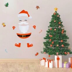 Santa Claus Fridge Magnet Refrigerator-Stickers, Christmas Decorations 18 Parts And 8 Stickers -Christmas Lights Store 282939 2418669 F