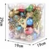 60-70 Pieces Christmas Balls Ornament Christmas Decorations Christmas Tree Pendant Hanging Ball