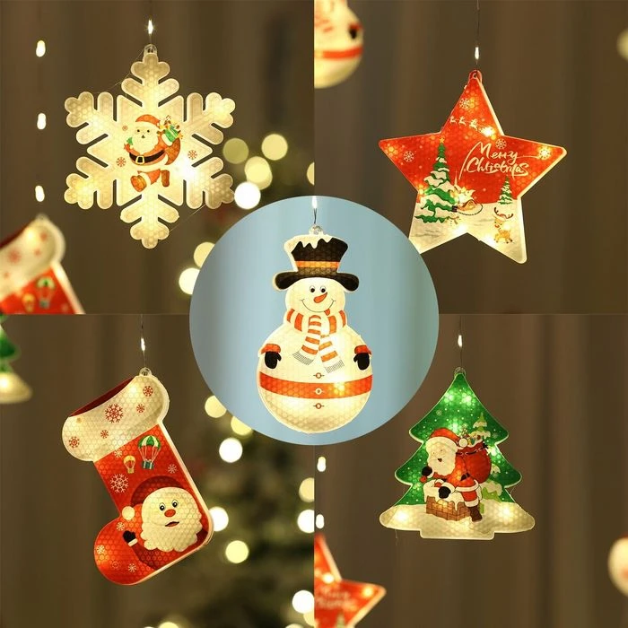Hangingsing Lamp Christmas Light Up Ornaments Hangingsing Room Decor With LED Lights 2 Hangingsing Lamp Christmas Light Up Ornaments Hangingsing Room Decor With LED Lights - Image 2