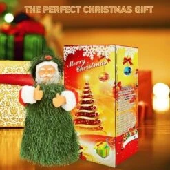Christmas Electric Singing Dancing Tree Santa Claus Music Toy Open Face Musical Waving Hands Christmas Decor Doll -Christmas Lights Store 282999 2419223 F