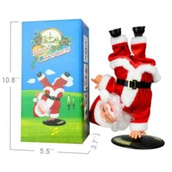 Dancing Santa Inverted Rotation Santa Doll Xmas Toys Christmas Singing Animals Santa Toys For Kids -Christmas Lights Store 283001 2419245 HD