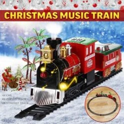 Children Small Train Track Toys Electric Light Music Railway Train Set For Christmas -Christmas Lights Store 283033 2419571 HD