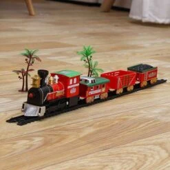 Children Small Train Track Toys Electric Light Music Railway Train Set For Christmas -Christmas Lights Store 283033 2419573 HD