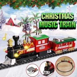 Children Small Train Track Toys Electric Light Music Railway Train Set For Christmas -Christmas Lights Store 283033 2419575 HD