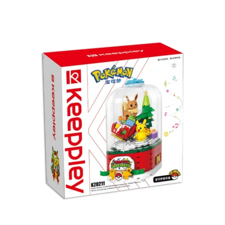 Christmas Rotating Music Box Building Blocks DIY Anime Bricks Children Birthday Toy 5 Christmas Rotating Music Box Building Blocks DIY Anime Bricks Children Birthday Toy - Image 5