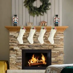 Unique Ivory Knit Christmas Socks 9 Unique Ivory Knit Christmas Socks -Christmas Lights Store 283053 2419705 HD