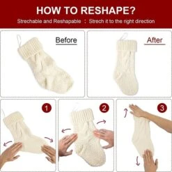 Unique Ivory Knit Christmas Socks 10 Unique Ivory Knit Christmas Socks -Christmas Lights Store 283053 2419707 HD