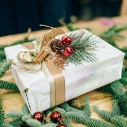 20Pcs Artificial Pine Picks Mini Christmas Pine Trees Berr Cone Ornaments For Flower Arrangements Wreaths Decorations -Christmas Lights Store 283069 2419809 HD