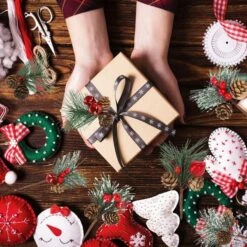 20Pcs Artificial Pine Picks Mini Christmas Pine Trees Berr Cone Ornaments For Flower Arrangements Wreaths Decorations -Christmas Lights Store 283069 2419815 HD