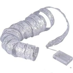 Christmas Ribbon String Lights For Christmas Tree, Battery Operated Decoration For Xmas Party Decorations -Christmas Lights Store 283299 2422467 F