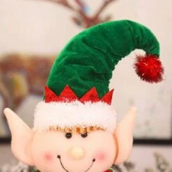 Christmas Elf Body Decorations Stole Christmas Burlap For Tree Ornaments (F-Elf)