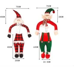 Christmas Elf Body Decorations Stole Christmas Burlap For Tree Ornaments (F-Elf) -Christmas Lights Store 283523 2425615 F