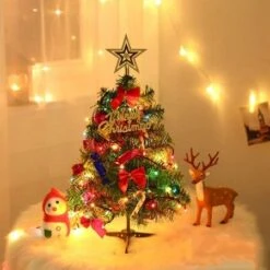 Christmas Tree Xmas Artificial, Christmas Decoration For Home Office 30CM -Christmas Lights Store 283527 2425637 F