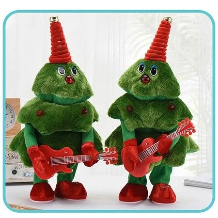 Electric Singing And Dancing Plush Funny Christmas Tree Mimicking Toys Gifts For Toddlers Kids 9 Electric Singing And Dancing Plush Funny Christmas Tree Mimicking Toys Gifts For Toddlers Kids - Image 9