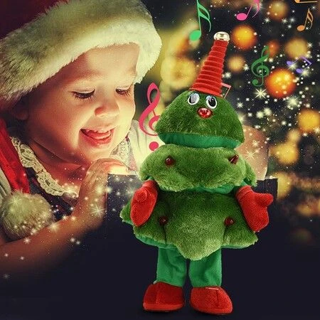 Electric Singing And Dancing Plush Funny Christmas Tree Mimicking Toys Gifts For Toddlers Kids 8 Electric Singing And Dancing Plush Funny Christmas Tree Mimicking Toys Gifts For Toddlers Kids - Image 8