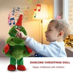 Electric Singing And Dancing Plush Funny Christmas Tree Mimicking Toys Gifts For Toddlers Kids 13 Electric Singing And Dancing Plush Funny Christmas Tree Mimicking Toys Gifts For Toddlers Kids -Christmas Lights Store 283561 2425933 F