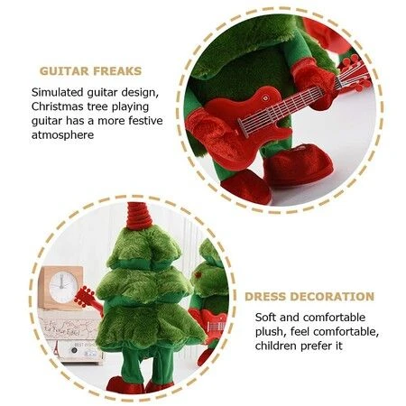 Electric Singing And Dancing Plush Funny Christmas Tree Mimicking Toys Gifts For Toddlers Kids 10 Electric Singing And Dancing Plush Funny Christmas Tree Mimicking Toys Gifts For Toddlers Kids - Image 10