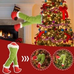 Christmas Elf Stuffed Legs Party Ornaments Christmas Elf Decorations For Party Ornaments 40 Cm -Christmas Lights Store 283757 2427797 HD