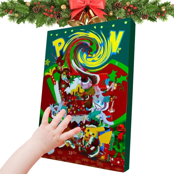 Advent Calendar 2023, 24 Pack/Box Pokemon Toys 24 Days Countdown Christmas Gifts For Kids And Christmas Hoilday Season, Green 1 Advent Calendar 2023, 24 Pack/Box Pokemon Toys 24 Days Countdown Christmas Gifts For Kids And Christmas Hoilday Season, Green