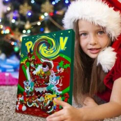 Advent Calendar 2023, 24 Pack/Box Pokemon Toys 24 Days Countdown Christmas Gifts For Kids And Christmas Hoilday Season, Green 9 Advent Calendar 2023, 24 Pack/Box Pokemon Toys 24 Days Countdown Christmas Gifts For Kids And Christmas Hoilday Season, Green -Christmas Lights Store 283771 2428021 HD