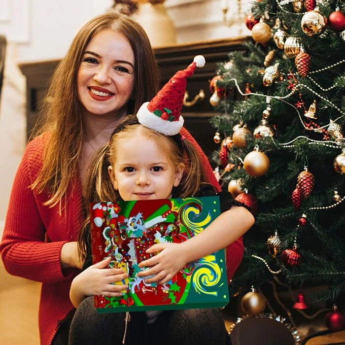 Advent Calendar 2023, 24 Pack/Box Pokemon Toys 24 Days Countdown Christmas Gifts For Kids And Christmas Hoilday Season, Green 4 Advent Calendar 2023, 24 Pack/Box Pokemon Toys 24 Days Countdown Christmas Gifts For Kids And Christmas Hoilday Season, Green - Image 4