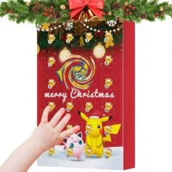 Advent Calendar 2023, 24 Pack/Box Pokemon Toys 24 Days Countdown Christmas Gifts For Kids And Christmas Hoilday Season, Red -Christmas Lights Store 283773 2428047 HD