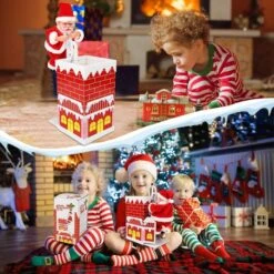 Creative Christmas Toys Climb The Chimney Over The Wall Electric Santa Claus Decorations For Home Children's Christmas Ornament -Christmas Lights Store 284049 2430349 HD
