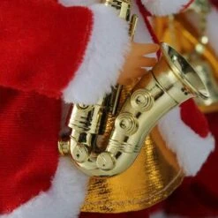 Dancing Singing Santa Claus Christmas Toy Doll Battery Operated Musical Moving Figure Holiday Decoration (Saxophone) -Christmas Lights Store 284115 2430615 F