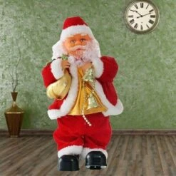Dancing Singing Santa Claus Christmas Toy Doll Battery Operated Musical Moving Figure Holiday Decoration (Saxophone) -Christmas Lights Store 284115 2430621 F