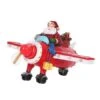 Christmas Decoration Led Illuminated Plane Santa Claus Ornament For Decor Christmas Decoration