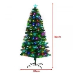 Christabelle 1.8m Enchanted Pre Lit Fibre Optic Christmas Tree Stars -Christmas Lights Store 284847 2440245 F
