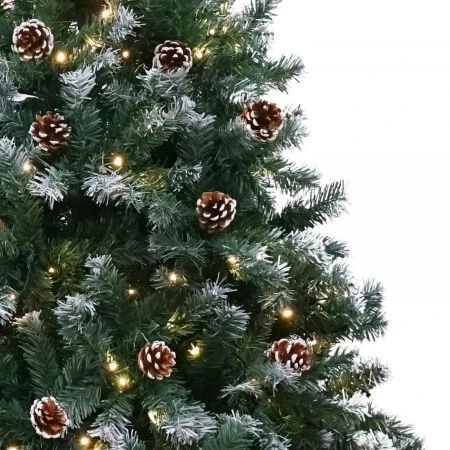 Christabelle 2m Pre Lit LED Christmas Tree With Pine Cones 6 Christabelle 2m Pre Lit LED Christmas Tree With Pine Cones - Image 6