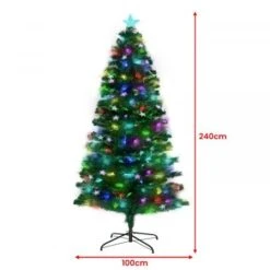 Christabelle 2.4m Enchanted Pre Lit Fibre Optic Christmas Tree Stars 11 Christabelle 2.4m Enchanted Pre Lit Fibre Optic Christmas Tree Stars -Christmas Lights Store 284855 2440309 F