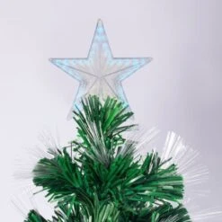 Christabelle 2.4m Enchanted Pre Lit Fibre Optic Christmas Tree Stars 12 Christabelle 2.4m Enchanted Pre Lit Fibre Optic Christmas Tree Stars -Christmas Lights Store 284855 2440311 F