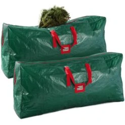 135cm Medium Christmas Tree Storage Bag Durable Reinforced Handles & Dual Zipper Waterproof Material Protects From Dust, Moisture & Insect (Green) 9 135cm Medium Christmas Tree Storage Bag Durable Reinforced Handles & Dual Zipper Waterproof Material Protects From Dust, Moisture & Insect (Green) -Christmas Lights Store 286219 2457169 HD