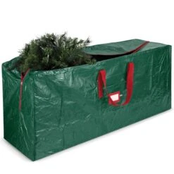 135cm Medium Christmas Tree Storage Bag Durable Reinforced Handles & Dual Zipper Waterproof Material Protects From Dust, Moisture & Insect (Green) 11 135cm Medium Christmas Tree Storage Bag Durable Reinforced Handles & Dual Zipper Waterproof Material Protects From Dust, Moisture & Insect (Green) -Christmas Lights Store 286219 2457173 HD